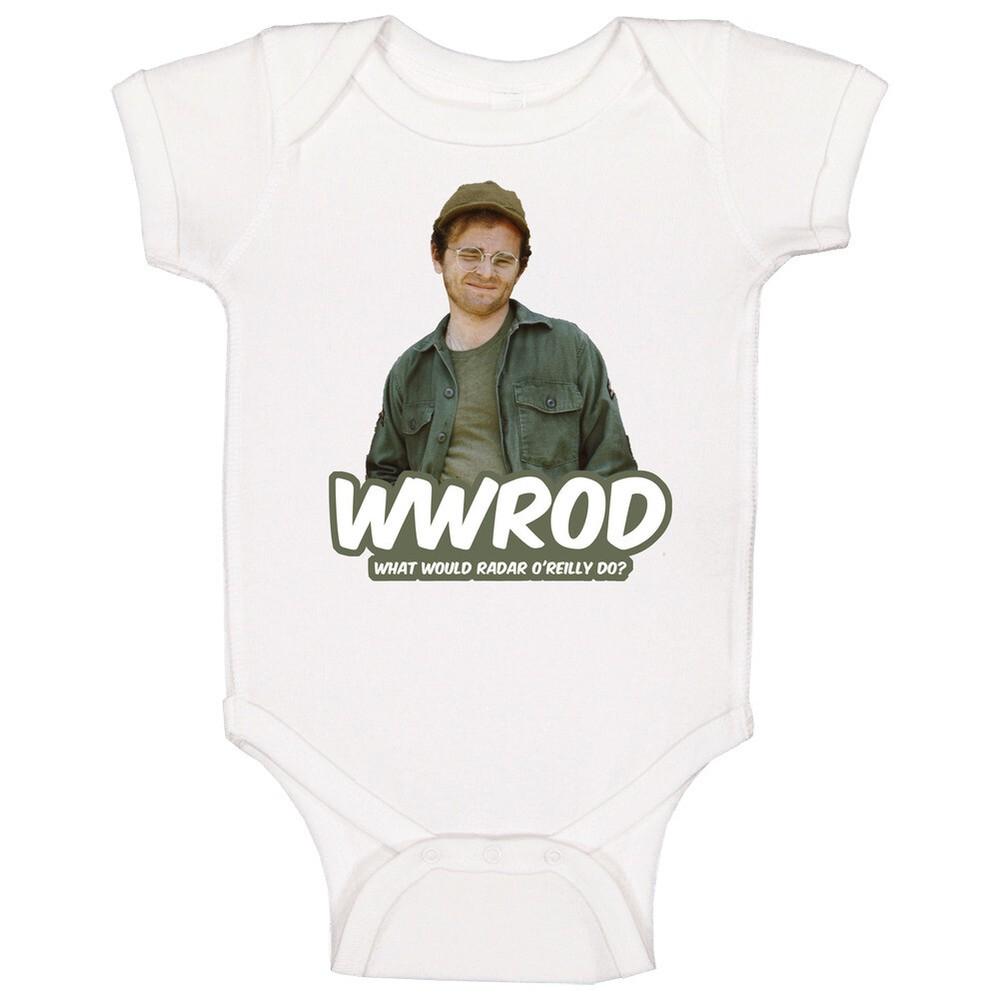 

Wwrod What Would Radar O reilly Do Mash Fan Baby One Piece 4XL