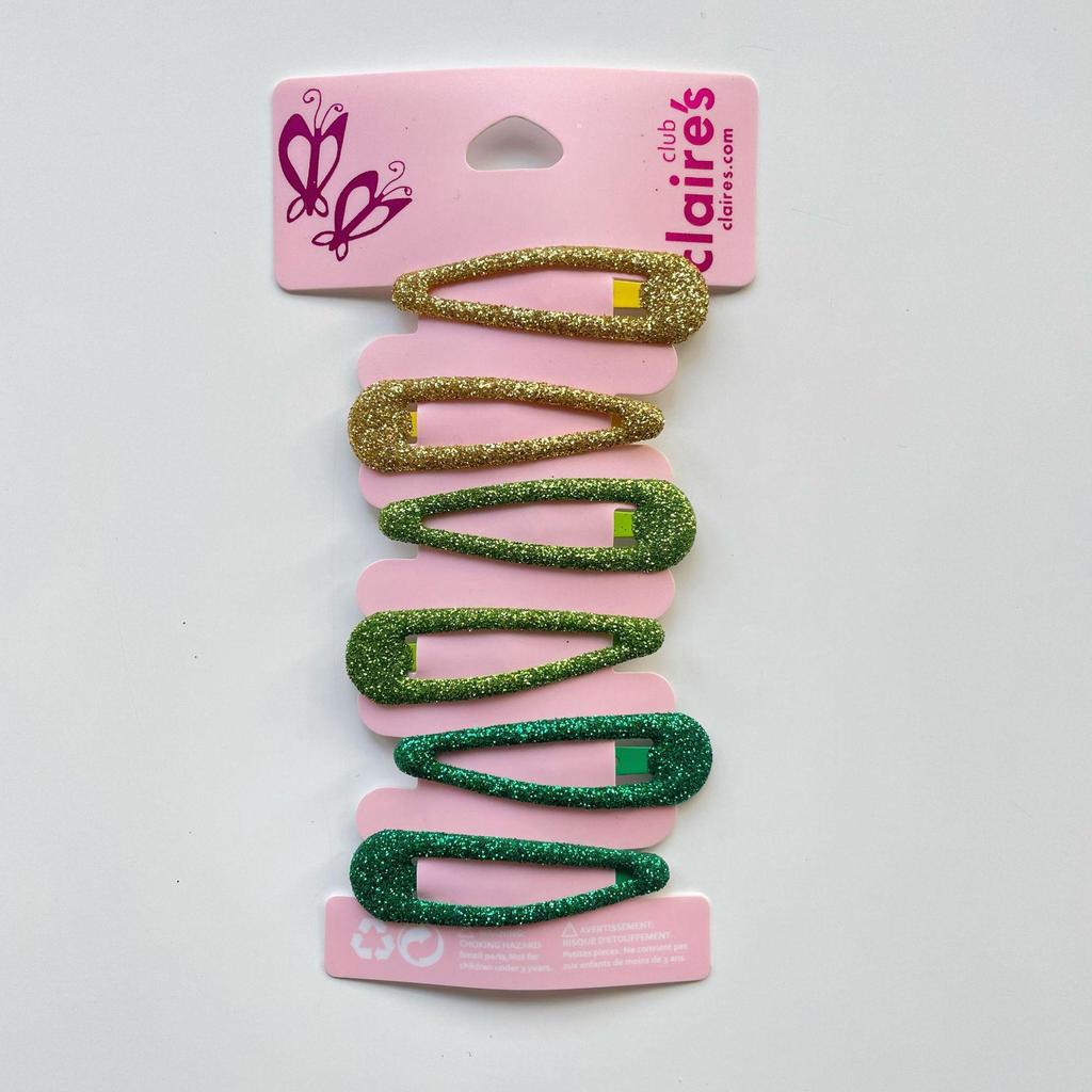 5cm Epoxy Resin Glitter BB Clip with Onion Powder Sequins - Colorful Hairpin for Girls, Bangs & Side Clip