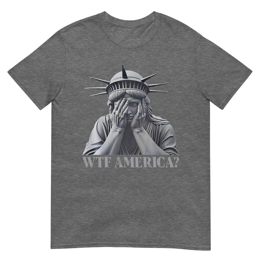Wtf America AntiTrump Political And Democracy TShirt