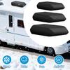 Housse de protection étanche pour climatiseur de caravane de voyage avec conception améliorée à cordon élastique Reste sécurisée par vents forts