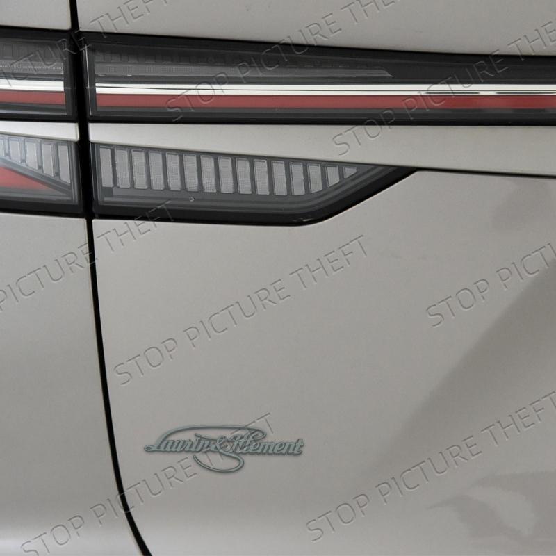AAABV1 Metal Alloy L&K Logo Car Trunk Fender Sticker Side Emblem Badge For Skoda Sport Line Octavia Kamiq Fabia Yeti Superb Scala VRS