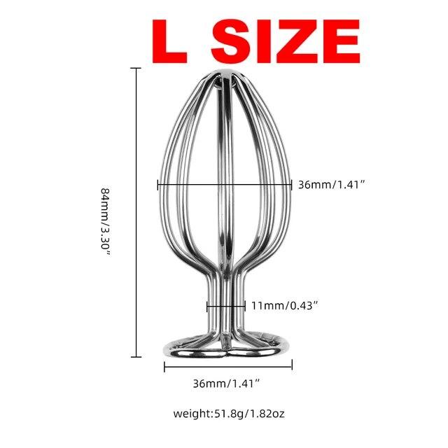 Hohl Metall Anal Plug Sex Spielzeug Edelstahl Vagina Speculum Anus Extender Dilatator für Männer Frauen Butt Plug Prostata Massage