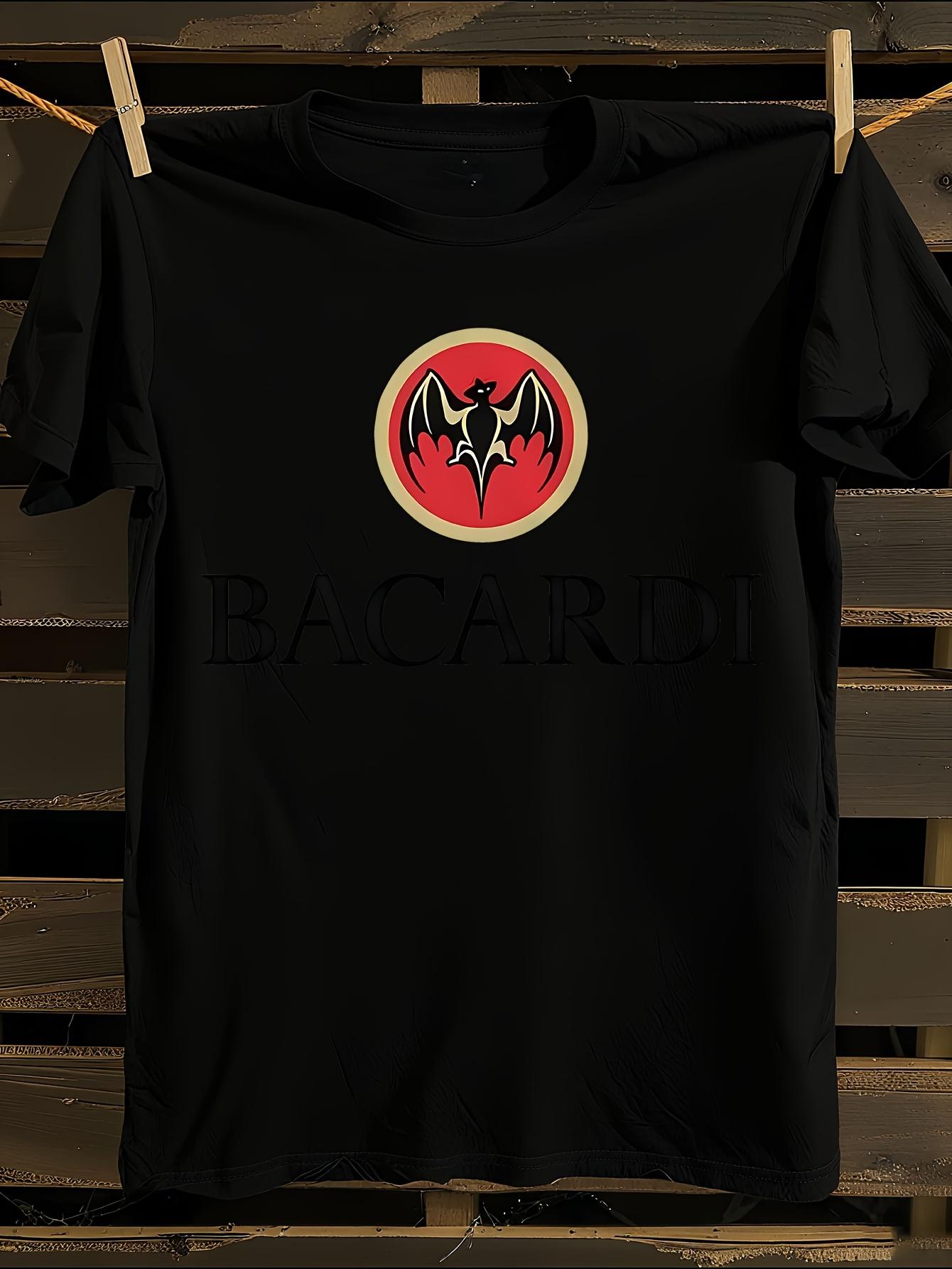 Белая футболка с логотипом рома Bacardi M