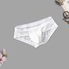 Men Briefs Summer 3D Pouch Solid Color Soft Sheer Breathable Comfortable Stretch Quick Drying Male Triangle Bikini Underwear