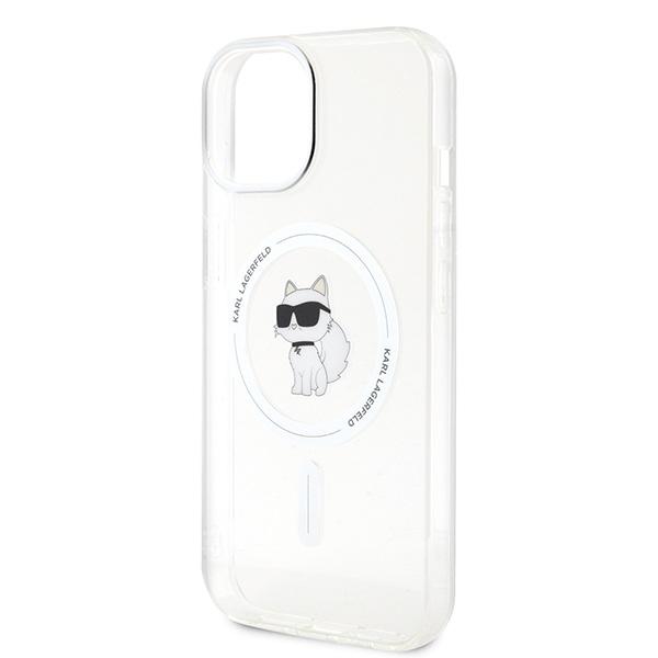 Karl Lagerfeld Klhmp15Shfccnot Iphone 15 / 14 / 13 6.1 Transparent Hardcase Iml Choupette Magsafe