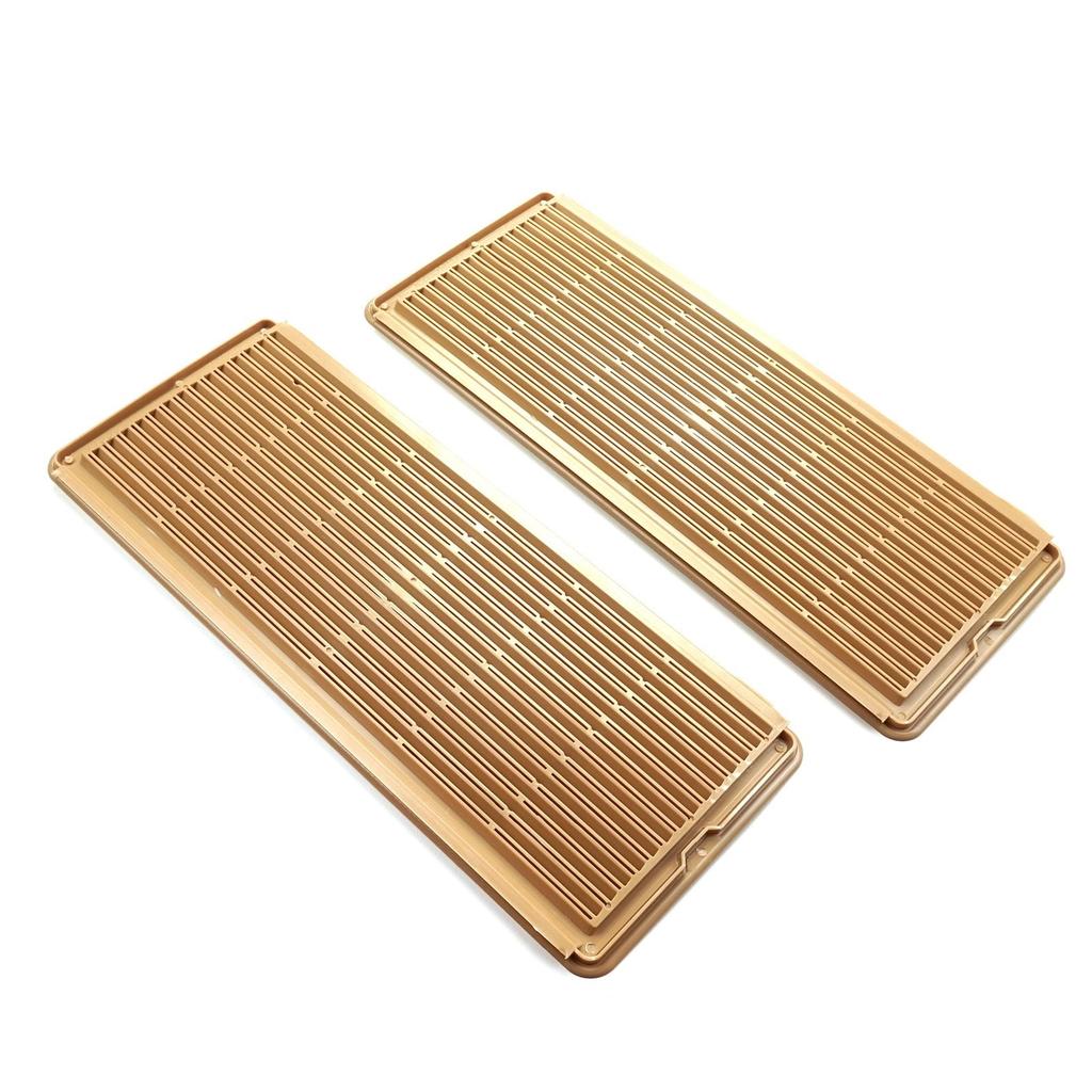 BSR637-1 2 Stuks Zonnedak Grille Vent Screen Cover Beige A2117840644 voor Mercedes W203 W208 W209 W210 W211 W215 W219 W220 W240