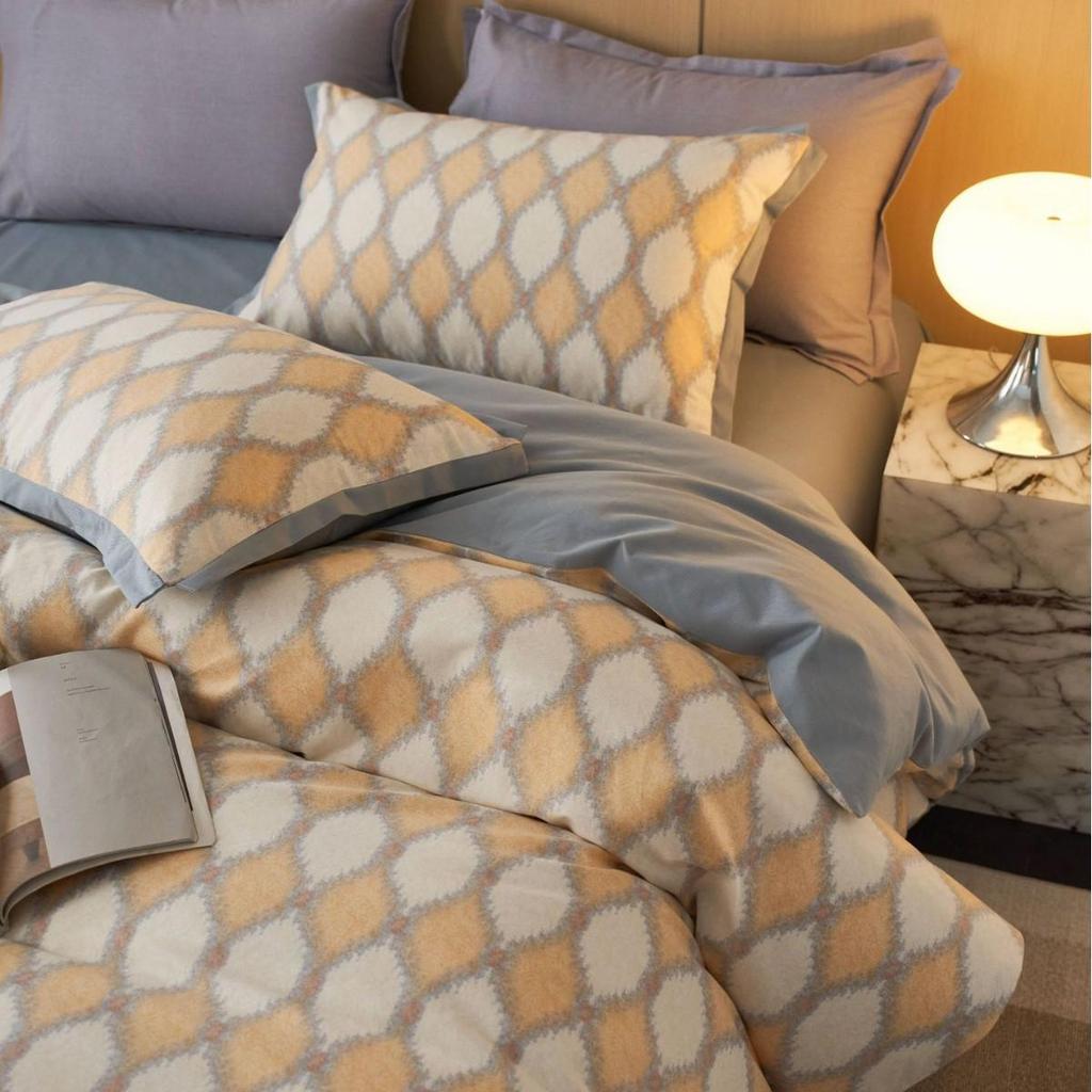 Premium 60s Brushed Cotton 4-Piece Sheet Set: Thickened, Warm, Autumn/Winter American Style