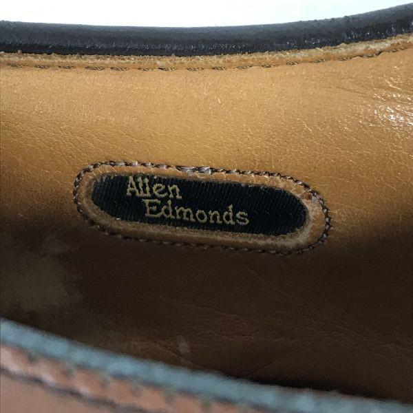 Allen Edmonds Stockbridge Leather U-Tip Dress Shoes 10D 27.5-28cm Brown(USED)