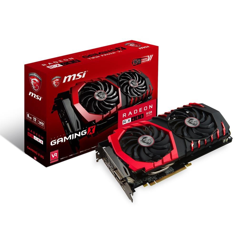 

MSI TWIN FROZR VI Охолодження Полярна Архітектура Графіка RADEON RX 480 GAMING X 8G Система, Карта,