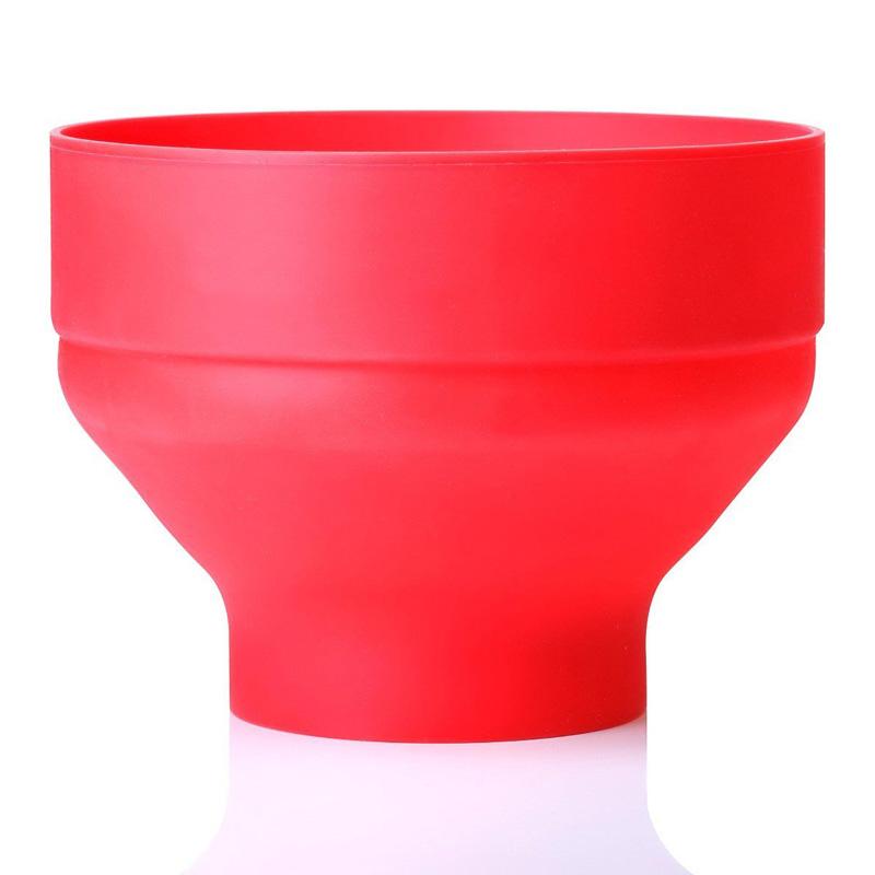 

Silicone Microwave Popcorn Bowl Bucket Foldable DIY Popcorn Maker Food Grade High-quality Kitchen Simple Tools DIY