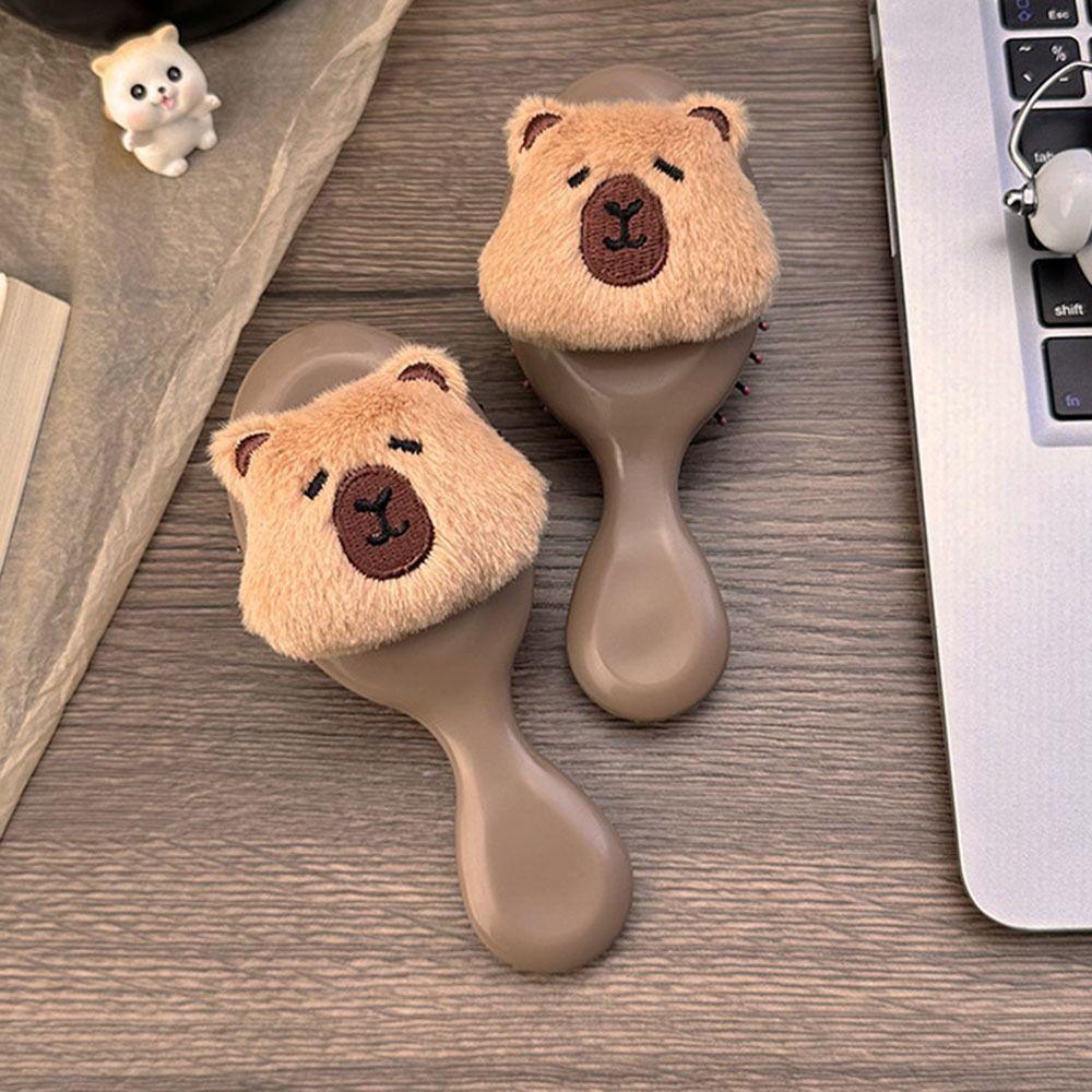 Handle Portable Comb Anti Static Pocket Hair Brush Hair Care Cartoon Air Comb  Student