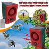 Solar Motion Sensor Alarm Emits Loud Dog Barking & Gunshot Sounds Up To 130db