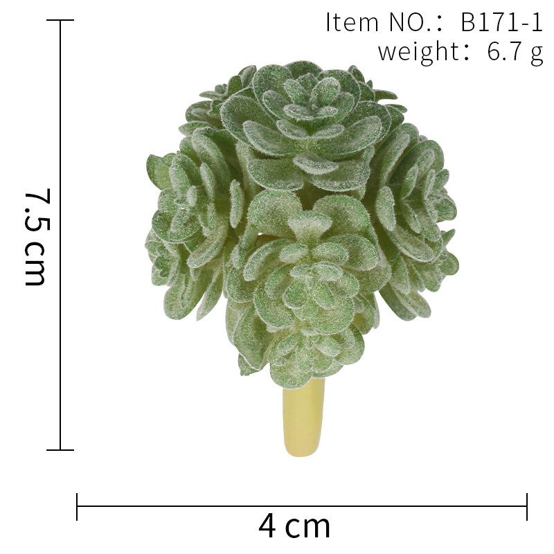 Simulation Succulent Plant Head Small Succulent Plant Head Home Decoration Supermarket Decoration Shooting Props Products