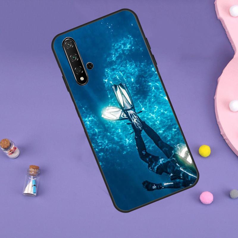 Scuba Diving For Huawei Nova 10 9 SE 3i 7i 8i 11i 12i Y60 Y61 Y70 Y72 Y73 Y90 Y91 P20 P30 P40 Lite Case