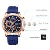Relogio Masculino MEGIR Ny Sport Chronograph Silikon Herreklokker Toppmerke Luksus Quartz Clock Vanntett Big Dial Watch Herre