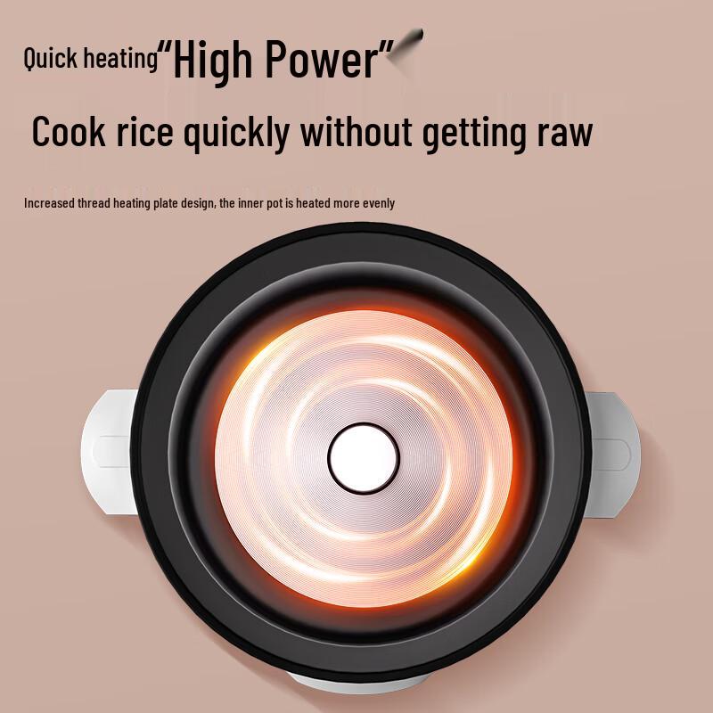 TRIANGLE Non-Stick Electric Rice Cooker with Steamer