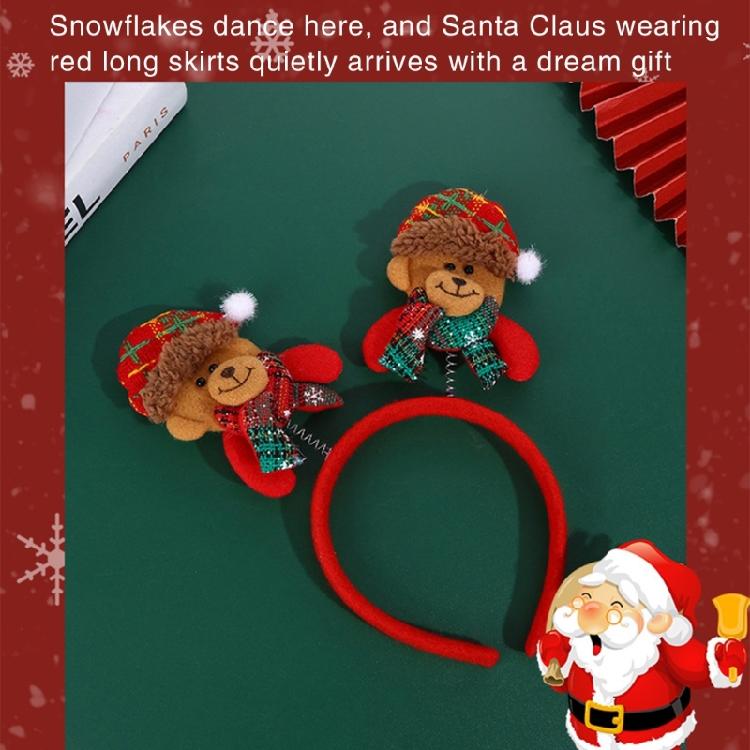 Adult Kids Christmas Theme Hairhoop New Year Party Headband Festival Accessories