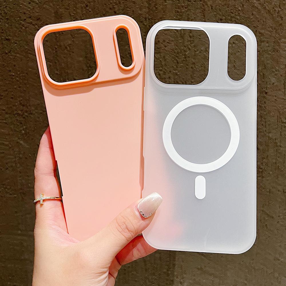 Funda de Lujo Candy Magsafe Carga Inalámbrica Mate para iPhone 17 Pro Max 17 Pro 17 Air 17 Magnética Protección Fundas Bumper Cubierta