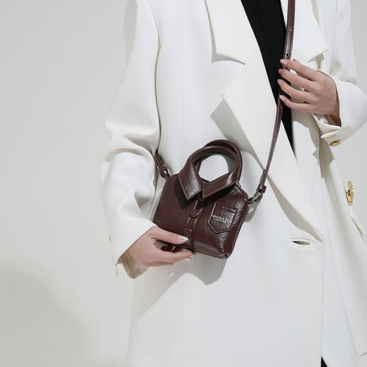 Mini tote bag female niche design one-shoulder crossbody bag