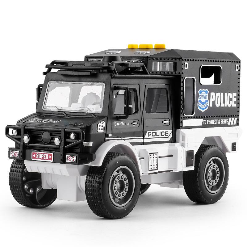 Large Children's Toy Car Model with Lights and Music