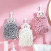 Wall-Mounted Wipe Hand Towel Super Absorbent Fast Drying Chenille Cleaning Cloth Kitchen Bathroom Supplies