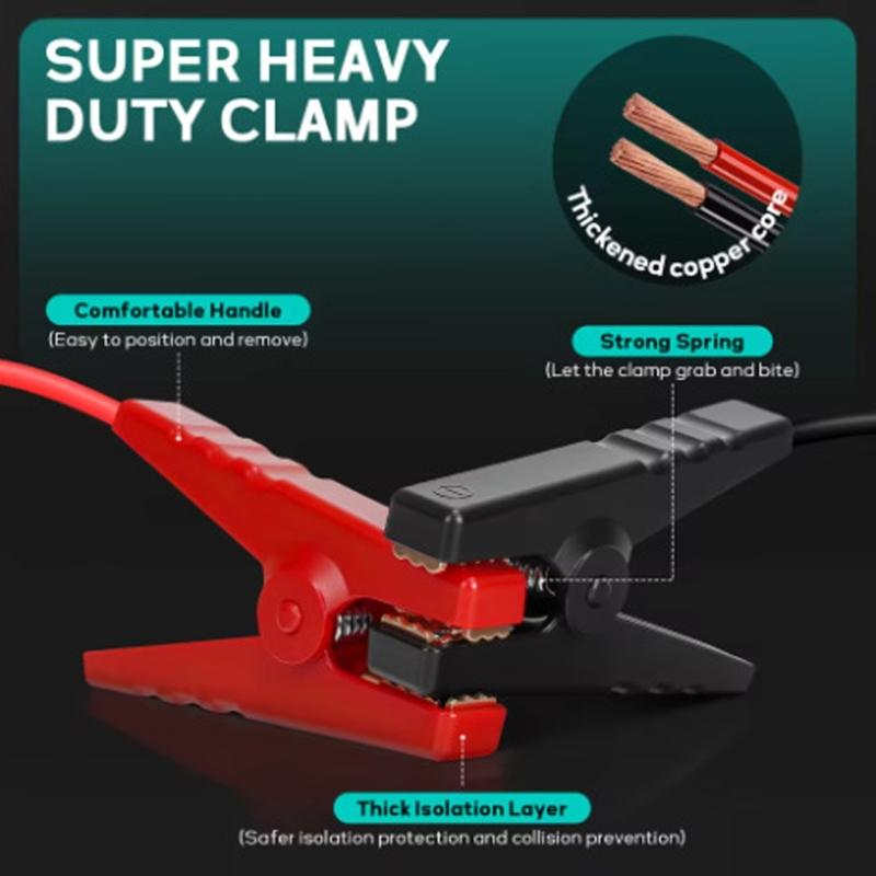 Heavy Duty Battery Jumper Cables Charging Adapter for 18V-20V Battery Car Jump Starting Battery Boosting Cable Accessori