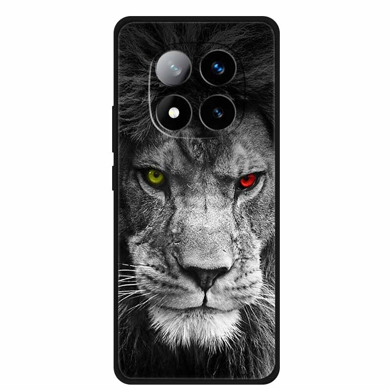 For Xiaomi Redmi Note 14 Pro 5G Case Note14 Pro Plus+ Cartoon Soft TPU Silicone Wolf Lion Cover for Redmi Note 14 Pro Case Coque