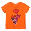 Trolls Anime Print Casual T-shirts Children Intellectual Fun Cartoon Tshirts Kids High Quality Cotton Tees Boys Girls Tops