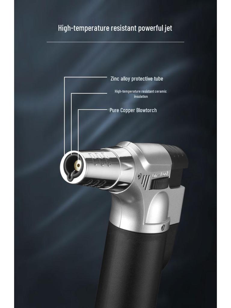 Portable Direct-Charge Cigar and BBQ Ignition Torch Lighter