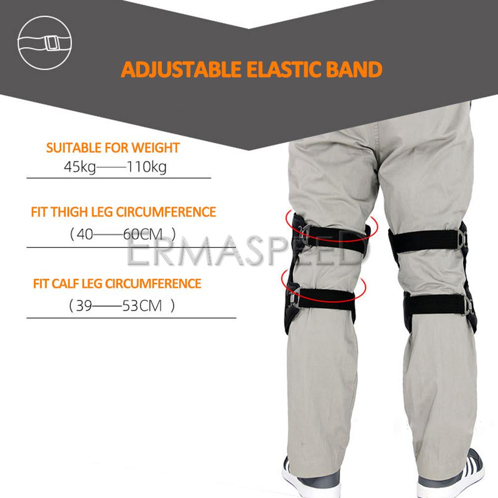 Winter Motorcycle Knee Pads Genuine Leather Windproof Thermal Knee Protective Guard Snowboard Motorbike Riding Protective