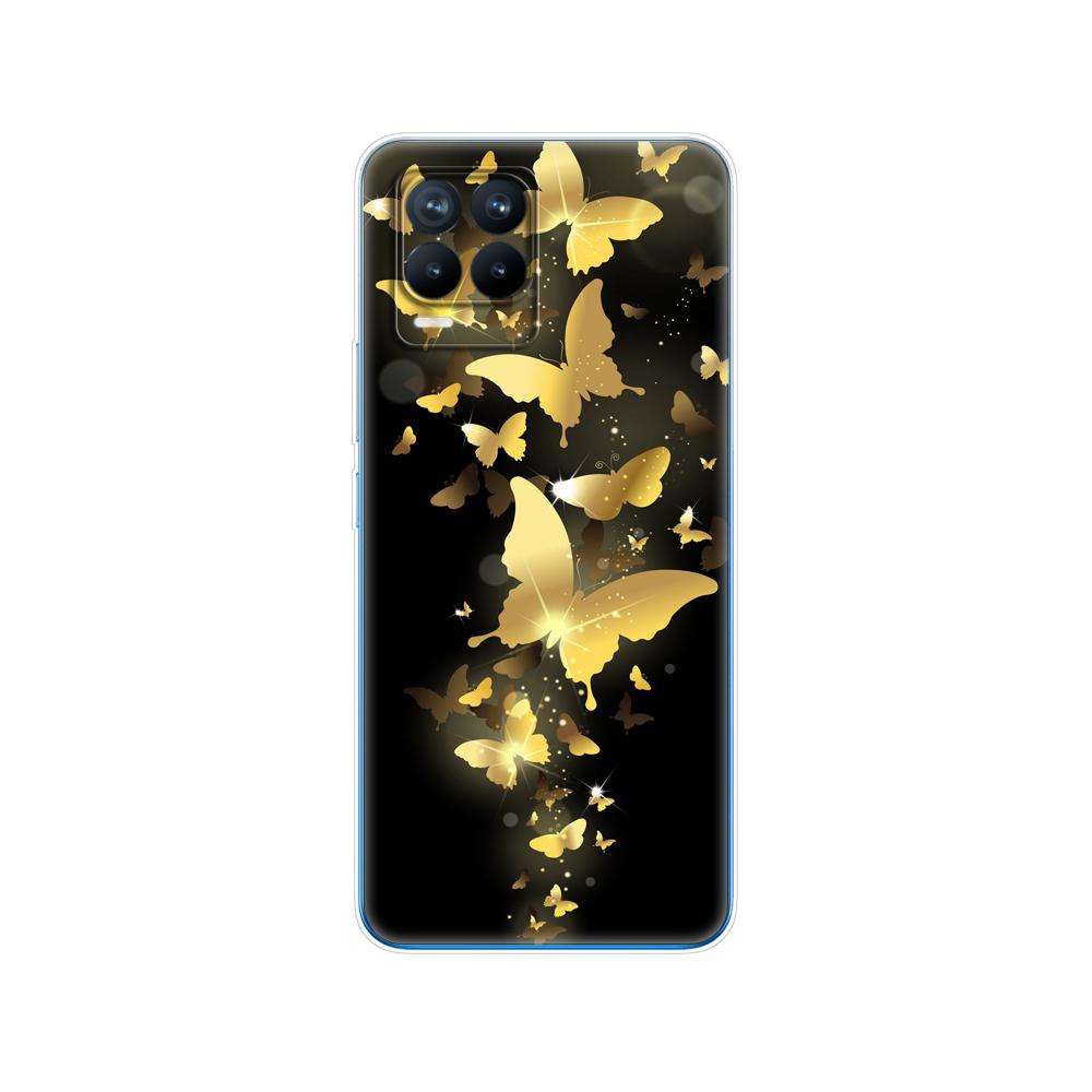 For Realme 8 Case 6.4" Soft Silicon TPU Back For Realme 8 Pro OPPO Realme8 4G RMX3085 Phone Cover Coque Capa Funda Bumper Bag