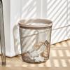Transparenter Wohnzimmer-Mülleimer