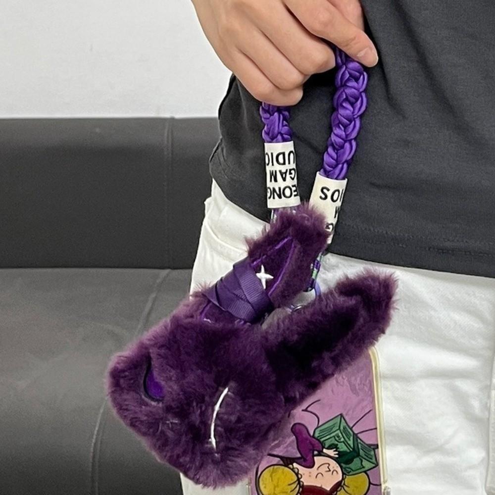 Soft Phone Case Strap Thick Braided Cord Halloween Bag Charm New Rabbit Pendant Car Decoration