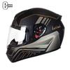 Certified Full Face Motorcycle Helmet Scooter Electric Bike Riders ABS Material DOT ECE Compatible
