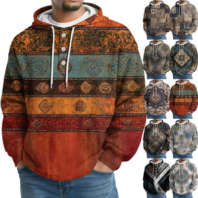 Sudadera con capucha de punto para hombre Sudadera casual de manga larga