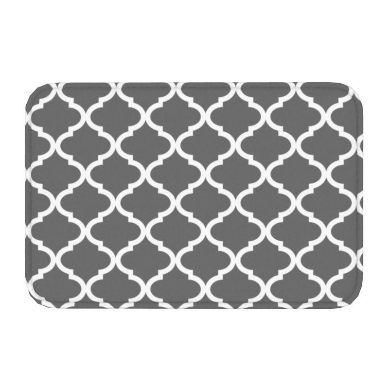 Geometric Pattern Carpet Mat Rubber Backing Rug Geometric Patterns for Modern Home Decoration Floor Mat Door Mat Non-slip Rug