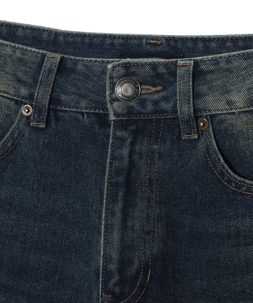 DISTN9NE Washed Wide Denim Pants Lq6Du161_Dark Indigo