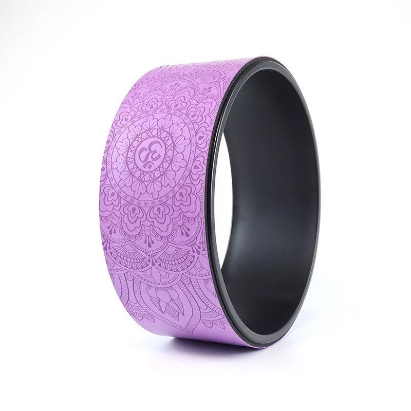 PU Cork Yoga Wheel for Shoulder Opening, Backbend, and Pilates Exercises