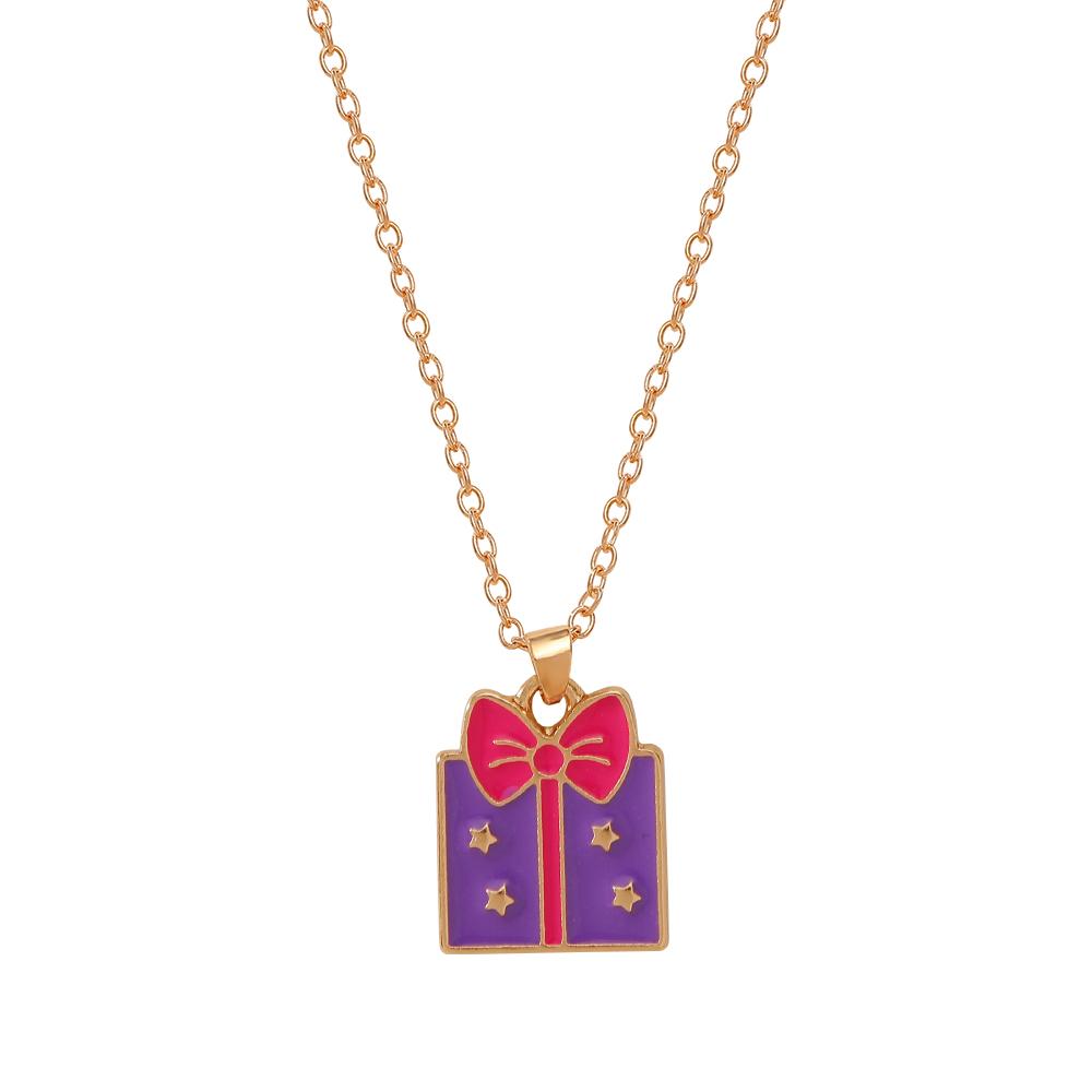 Small Pendant Jewelry Candy Ice Cream Rainbow Cloud Star Heart Flower BFF Joy Babe Charm Necklace Choker For Kids Girls Boy Gift