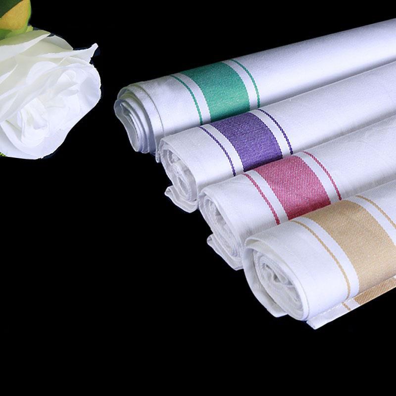 מגבת מטבח אירופאית פלייסמט כותנה מעובה מגבת לכוסות מפה למלון מסעדה אביזרי מטבח כלי ניקוי תחתיות