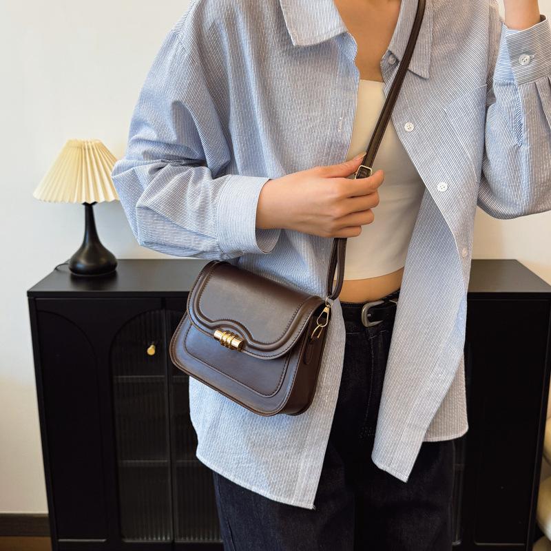 Retro Niche Versatile Crossbody Bag Fashion Shoulder Bag Small Square Bag For Women Casual Commuting Saddlebag