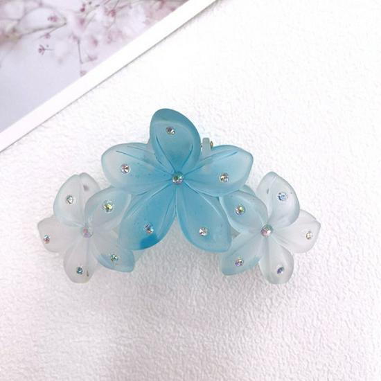 

Bauhinia Frangipani High-End Women s Shark Hair Clip небесно-голубой