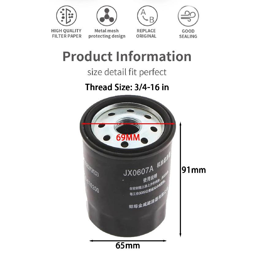 0MQ0-070200 JX0607A oil filter FOR CFMOTO CF700-2 700X 400NK 400GT 700CL-X 0MQ0-070200 cf moto 400cc 700cc motorcycle