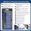 62 in 1 Precision Screwdriver Set Magnetic Driver Kit with Flexible Shaft Torx Phillips Screw Driver Bits for Phone Watch Laptop