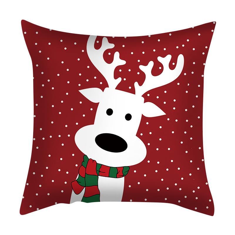 Cartoon Pillowcases Christmas Nordic Cross-border Special for Living Room Bedroom Cushion Cushions