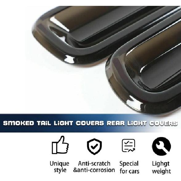 Tail Light Lamp Cover Taillight Guard Trim Bezel for 2015- Dodge Challenger