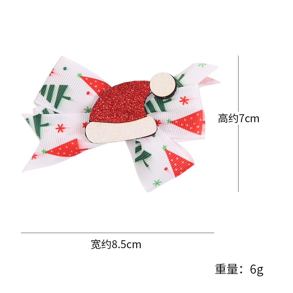Adorable Hair Christmas Clips For Girls Featuring Sparkling Reindeer Antlers And Cheerful Designs