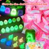 5Pcs Luminous Cute Resin Figures Mini Glow In The Dark Animal Model Ornaments Toys Blind Bag Surprise Dolls For Kids Gifts