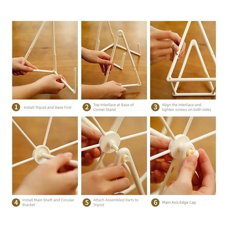 Rotating Ferris Wheel Picture Frame Carousels Picture Frame Desktop Decorations for Home Office Desktop Photo Display