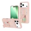 Magnetic Suction Phone Case for Apple iPhone 17 Pro Max Air 17E Skin Feel Foldable Stand Internal Flocking Shockproof Back Cover